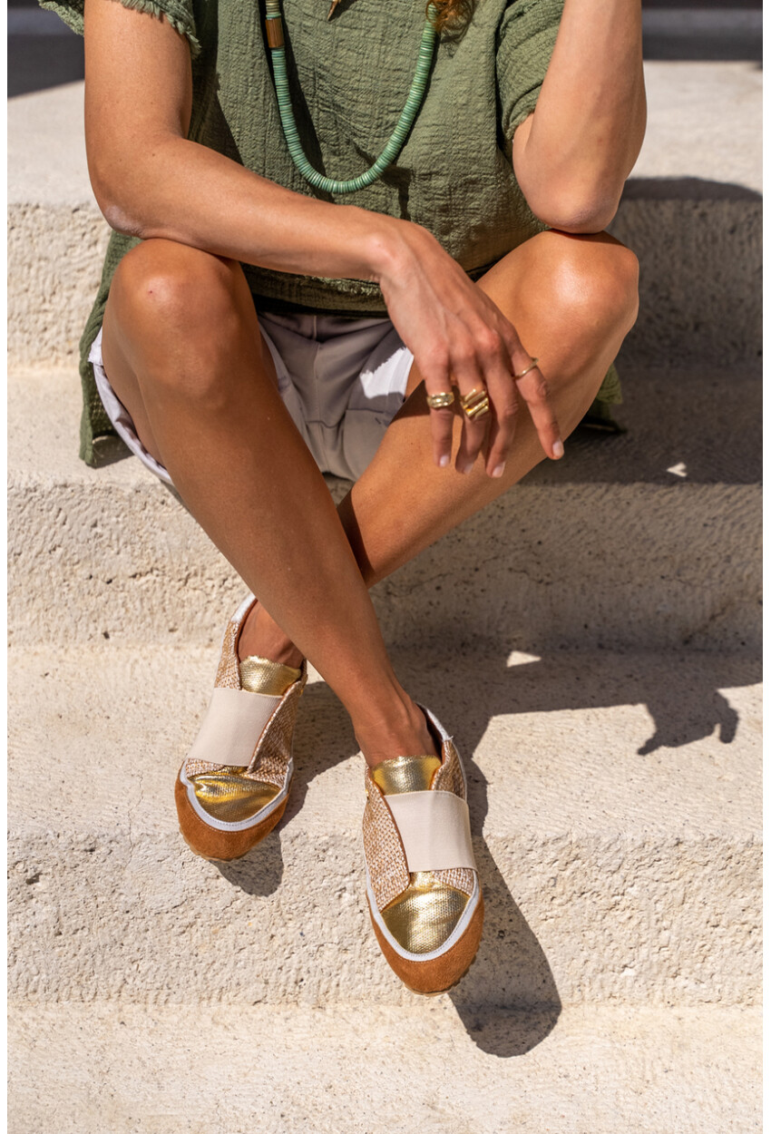 Guki35 Kadın Bej Günlük Rahat Vegan Sun Sneaker Gk-Spica029