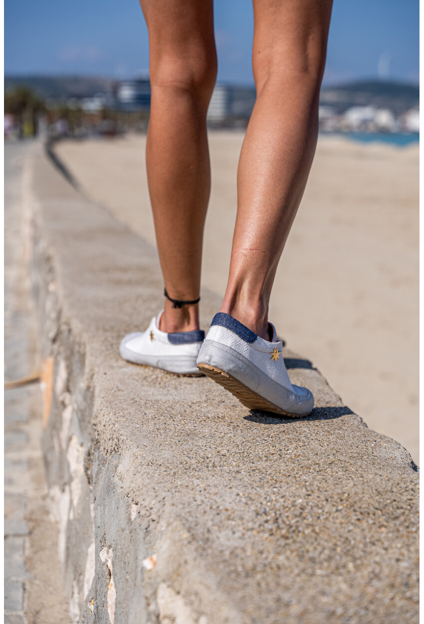 Guki35 Kadın Beyaz Günlük Rahat Vegan Beauty Sneaker Gk-Spica028