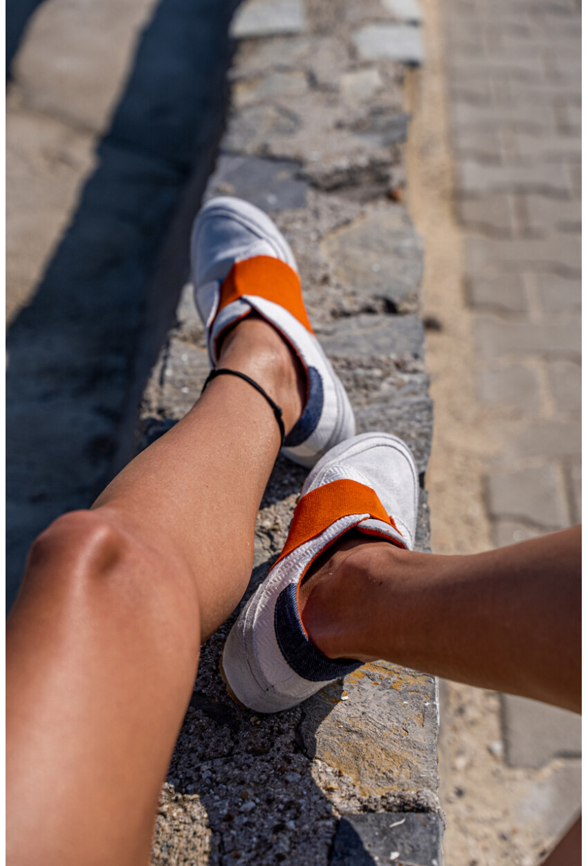 Guki35 Kadın Beyaz Günlük Rahat Vegan Beauty Sneaker Gk-Spica028