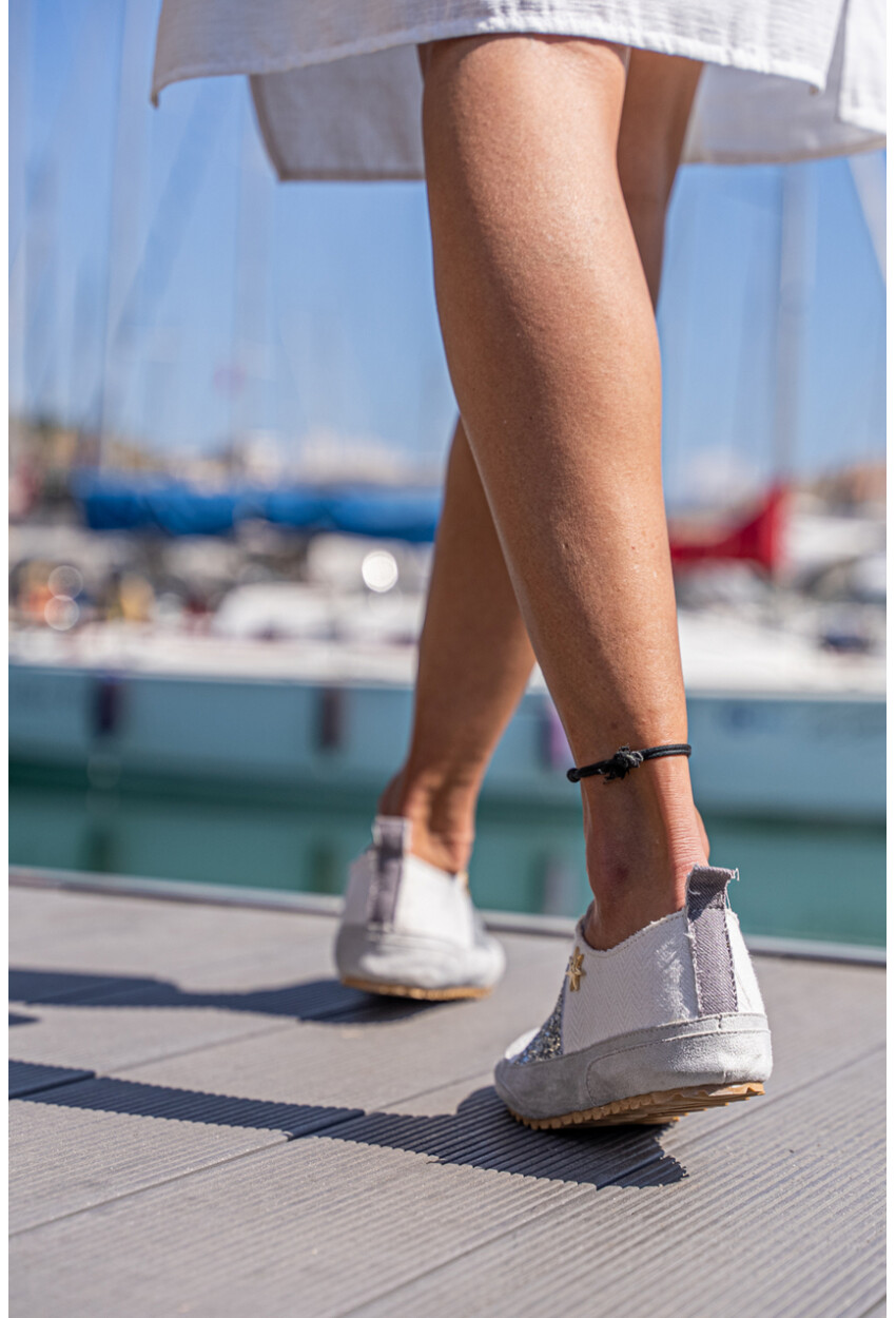 Guki35 Kadın Beyaz Günlük Rahat Vegan Good View Sneaker Gk-Orionis011