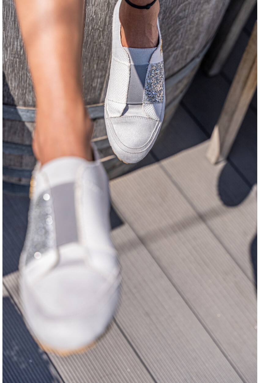 Guki35 Kadın Beyaz Günlük Rahat Vegan Good View Sneaker Gk-Orionis011