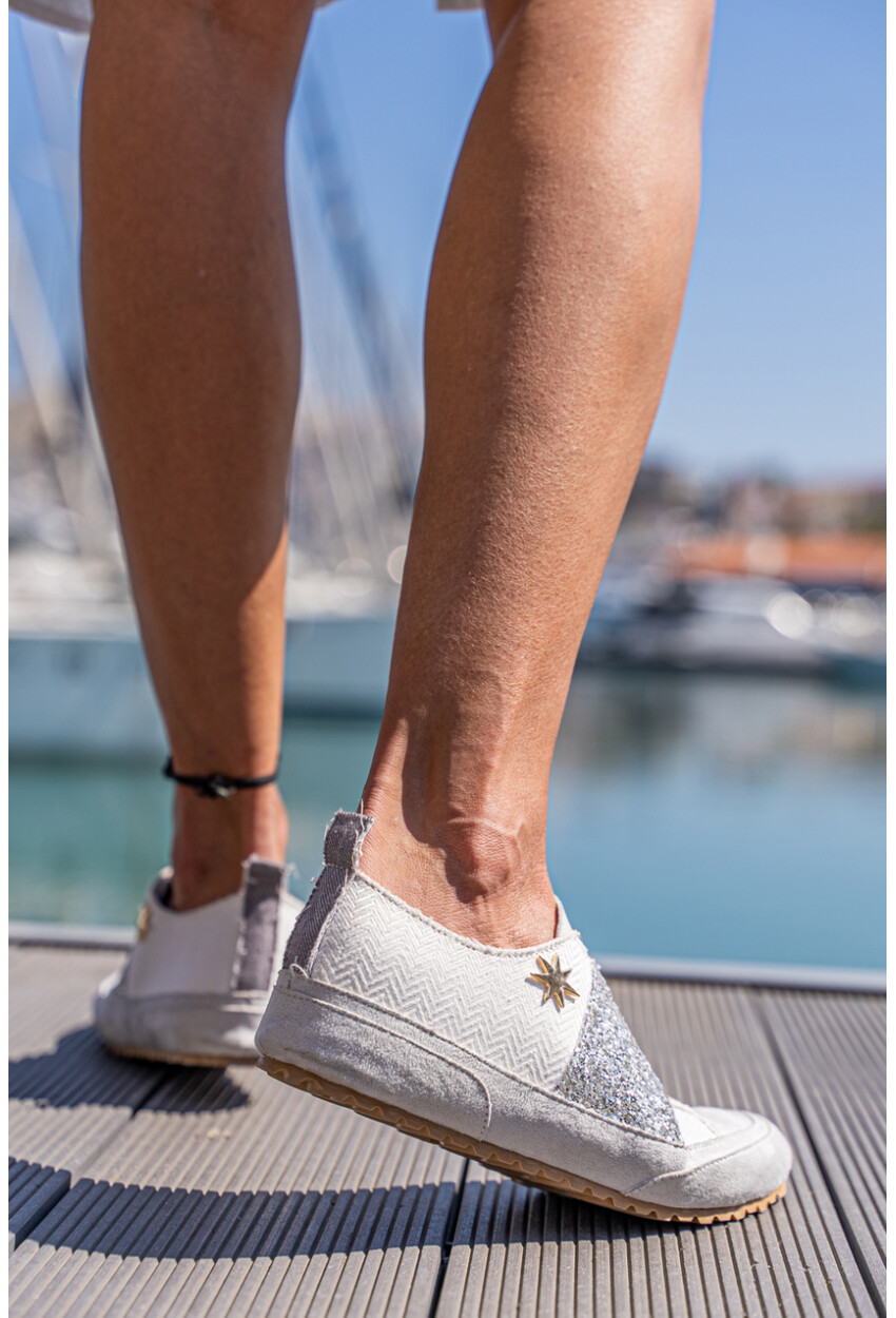 Guki35 Kadın Beyaz Günlük Rahat Vegan Good View Sneaker Gk-Orionis011