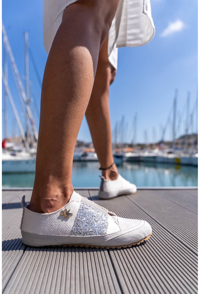 Guki35 Kadın Beyaz Günlük Rahat Vegan Good View Sneaker Gk-Orionis011