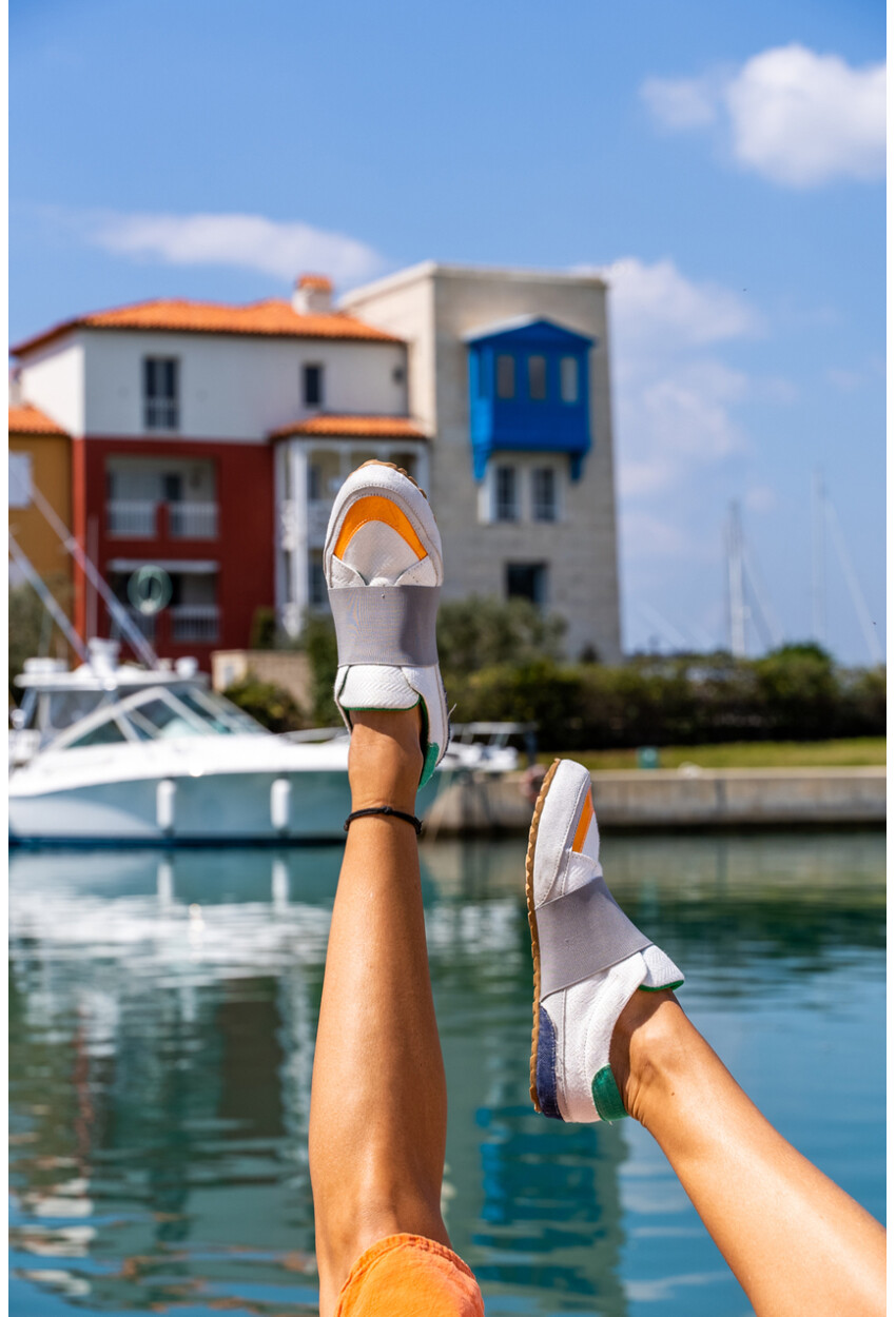 Guki35 Kadın Beyaz Günlük Rahat Vegan Joy Sneaker Gk-Capella005