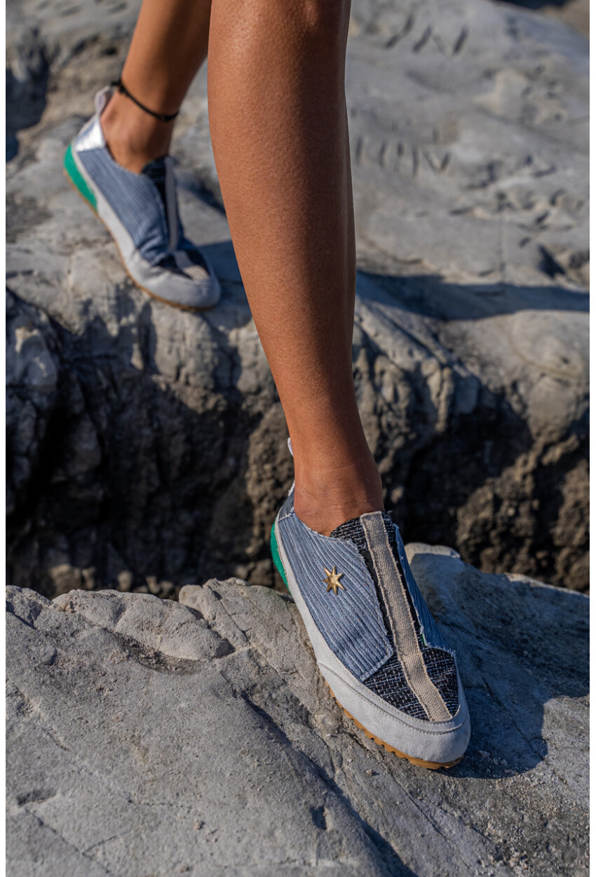 Guki35 Kadın Gri Günlük Rahat Vegan Dreamer Sneaker Gk-Rigel024