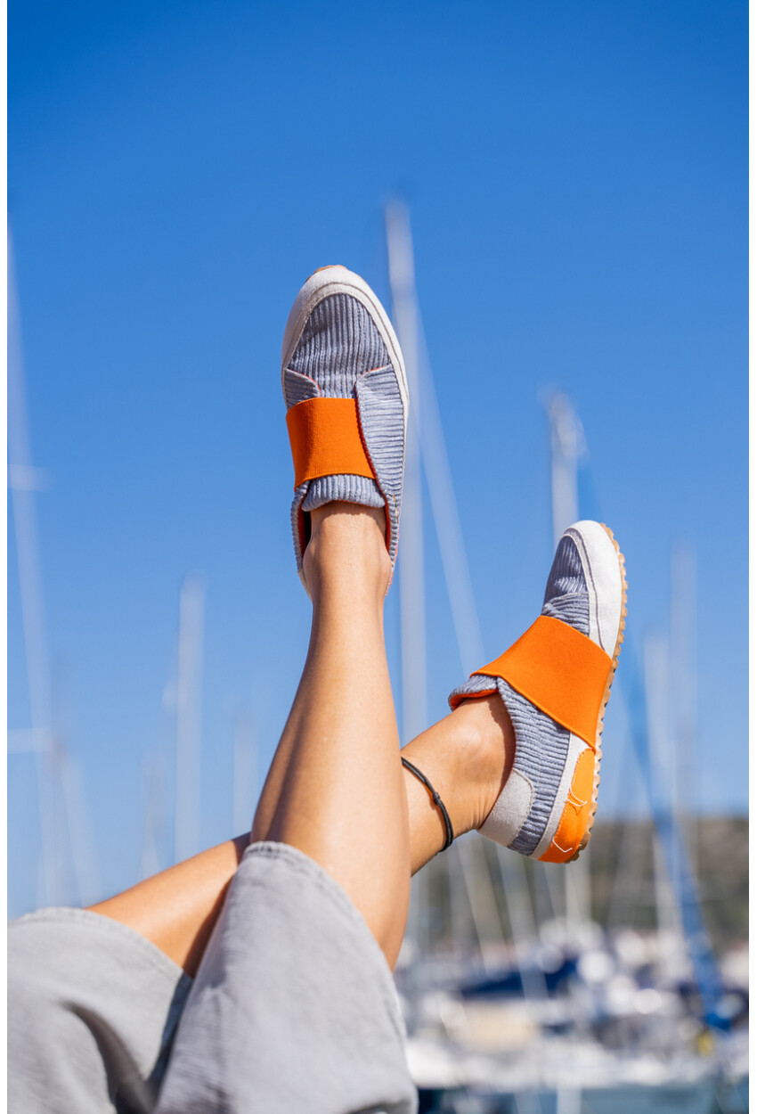 Guki35 Kadın Gri Günlük Rahat Vegan Everyone Sneaker Gk-Spica026