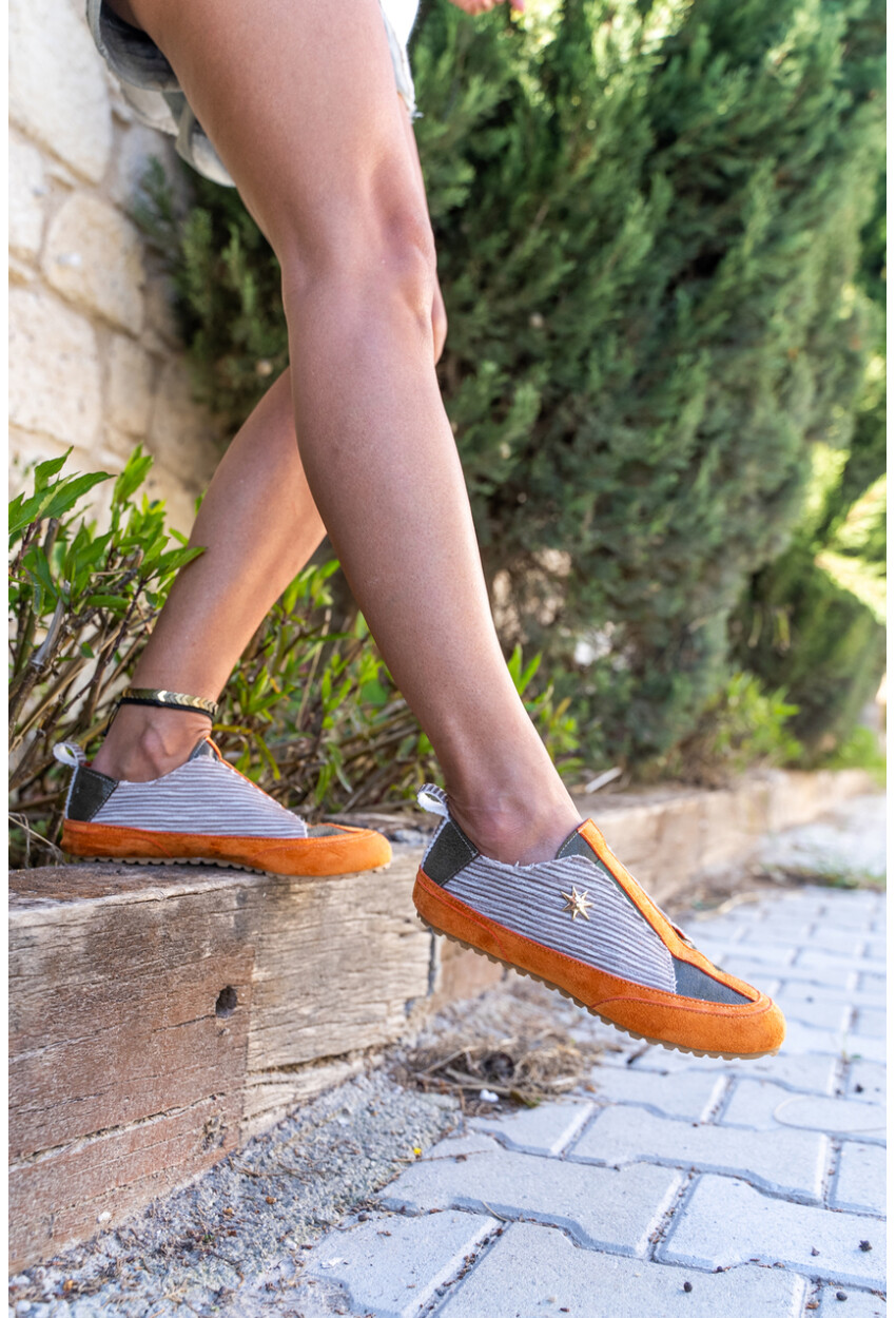 Guki35 Kadın Haki Günlük Rahat Vegan Trust Sneaker Gk-Rigel023