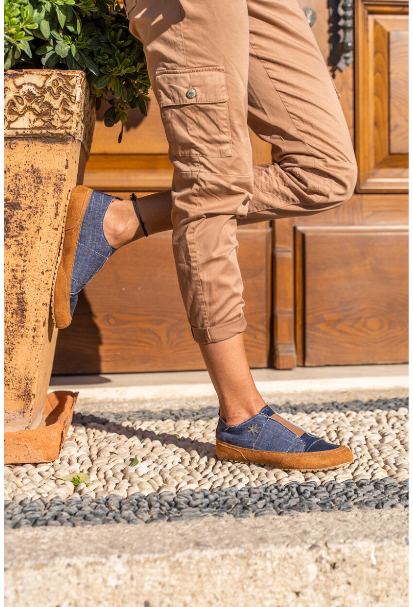 Guki35 Kadın Lacivert Günlük Rahat Vegan Timeless Sneaker Gk-Orionis012