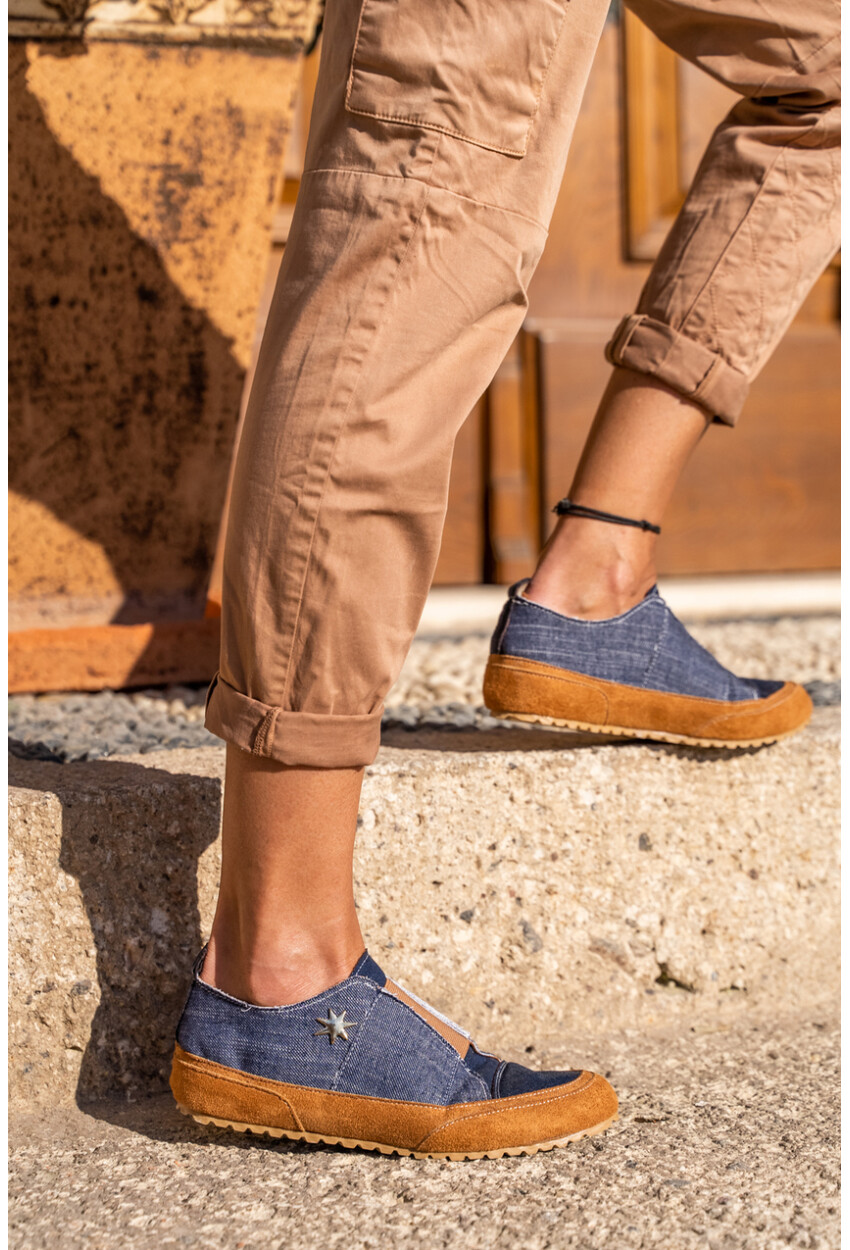 Guki35 Kadın Lacivert Günlük Rahat Vegan Timeless Sneaker Gk-Orionis012