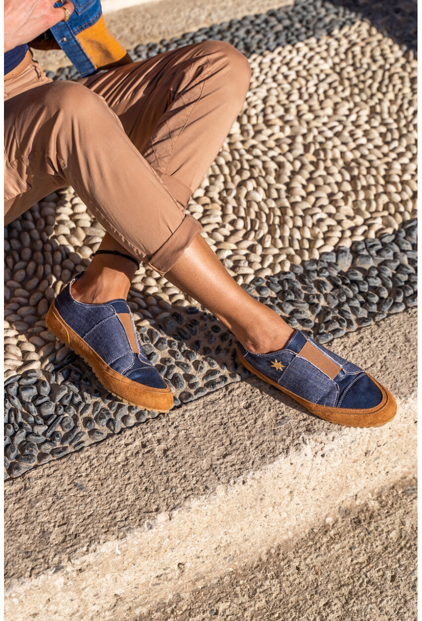 Guki35 Kadın Lacivert Günlük Rahat Vegan Timeless Sneaker Gk-Orionis012