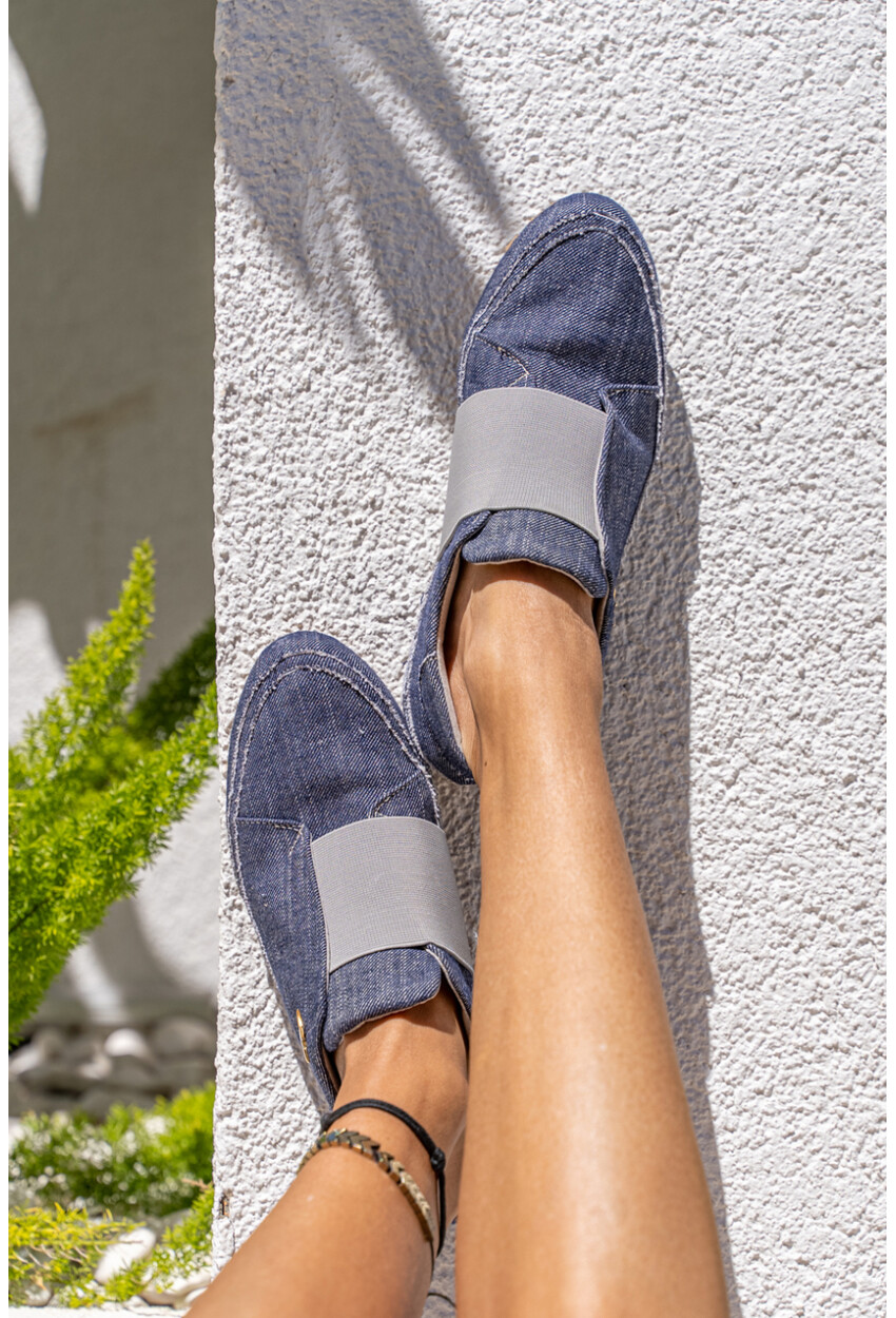 Guki35 Kadın Lacivert Günlük Rahat Vegan Whole Sneaker Gk-Spica030