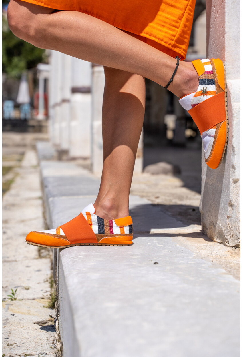 Guki35 Kadın Turuncu Günlük Rahat Vegan Music Sneaker Gk-Capella004