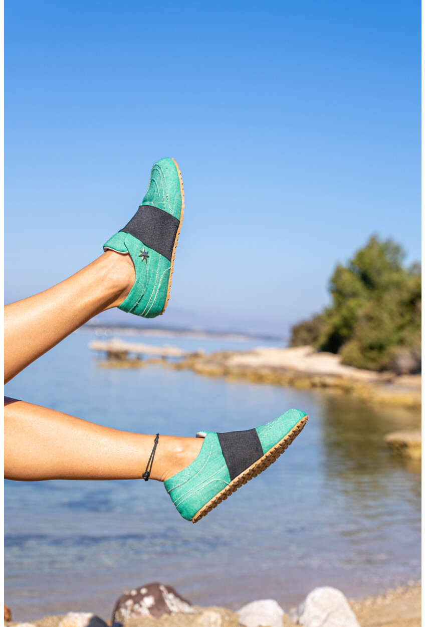 Guki35 Kadın Yeşil Günlük Rahat Vegan Life Sneaker Gk-Capella003