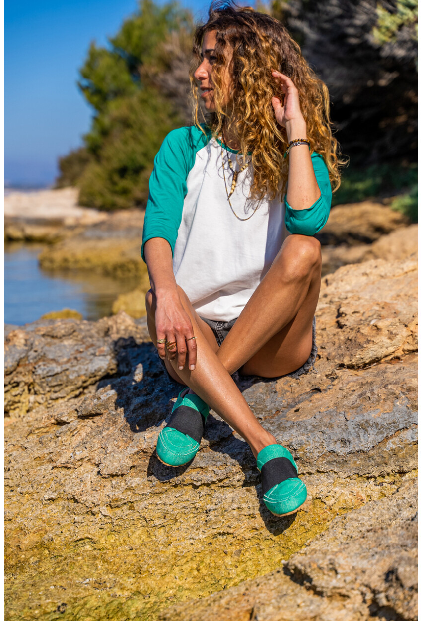 Guki35 Kadın Yeşil Günlük Rahat Vegan Life Sneaker Gk-Capella003