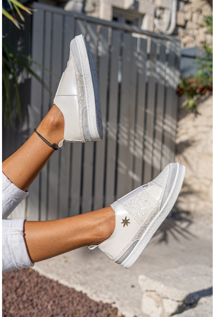 Guki35 Kadın Ekru Günlük Rahat Vegan Faith Sneaker Gk-Orionis036