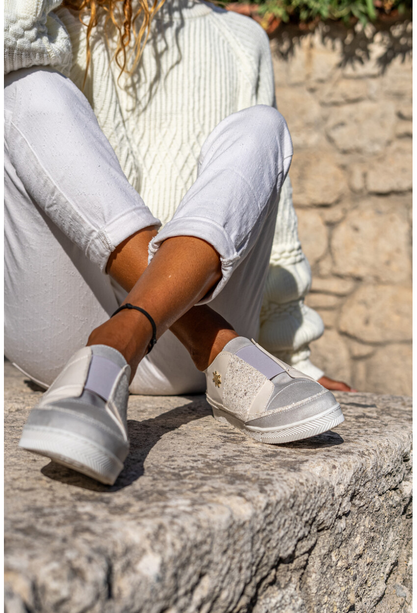 Guki35 Kadın Ekru Günlük Rahat Vegan Faith Sneaker Gk-Orionis036