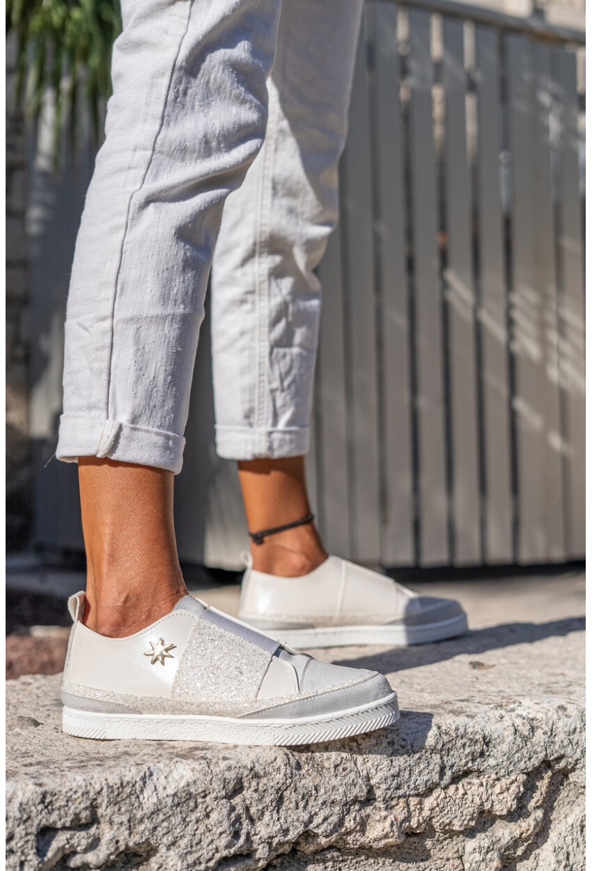 Guki35 Kadın Ekru Günlük Rahat Vegan Faith Sneaker Gk-Orionis036