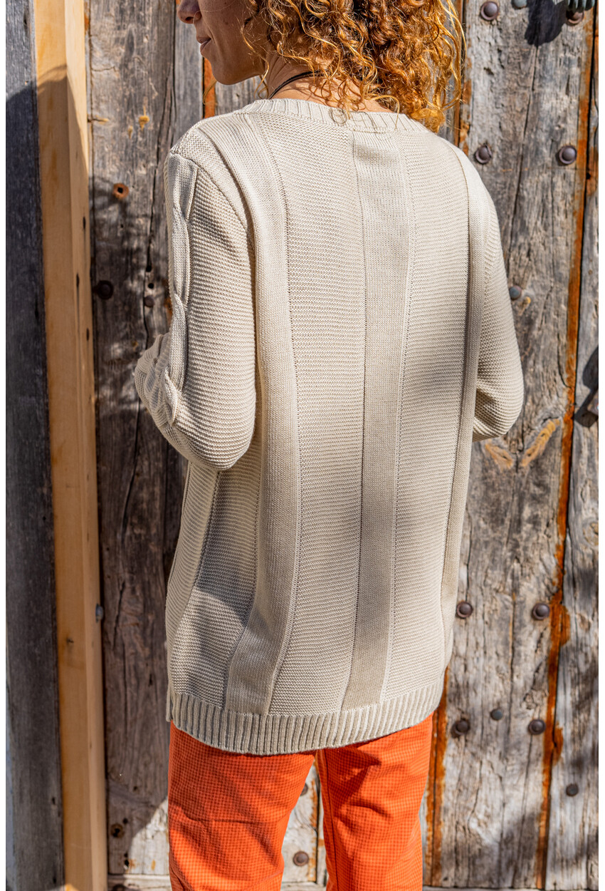 Women Stone Self Knitted Sweater GK-CCK76052