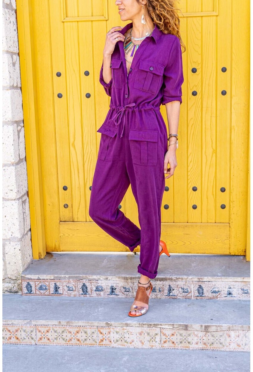 Womens Plum Airobin Pocket Safari Overalls BST3164