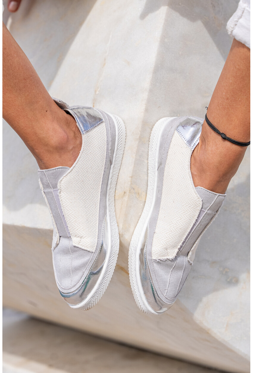 GUKI35 Kadın Bej Günlük Rahat Vegan Sail Sneaker RIGEL-076