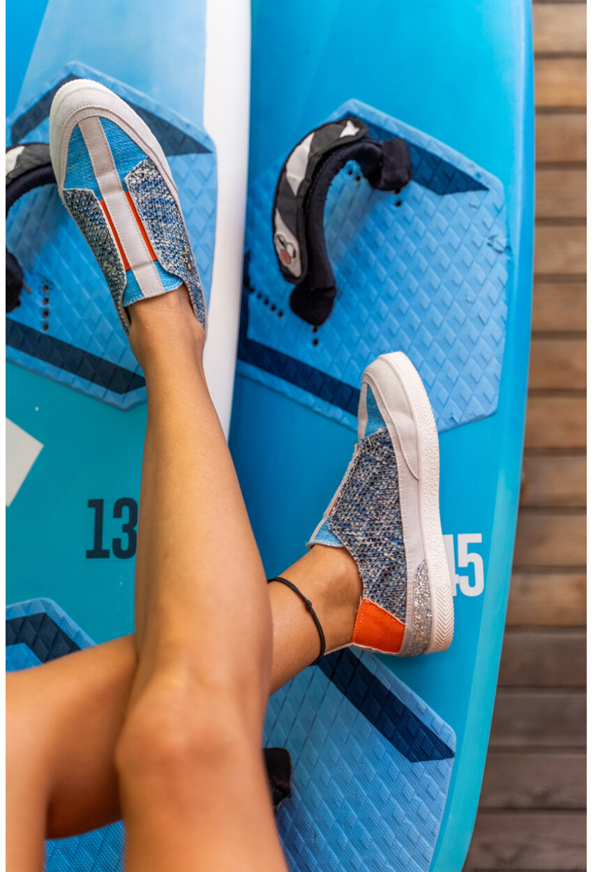 GUKI35 Kadın Bej Günlük Rahat Vegan Sky Fly Sneaker RIGEL-075