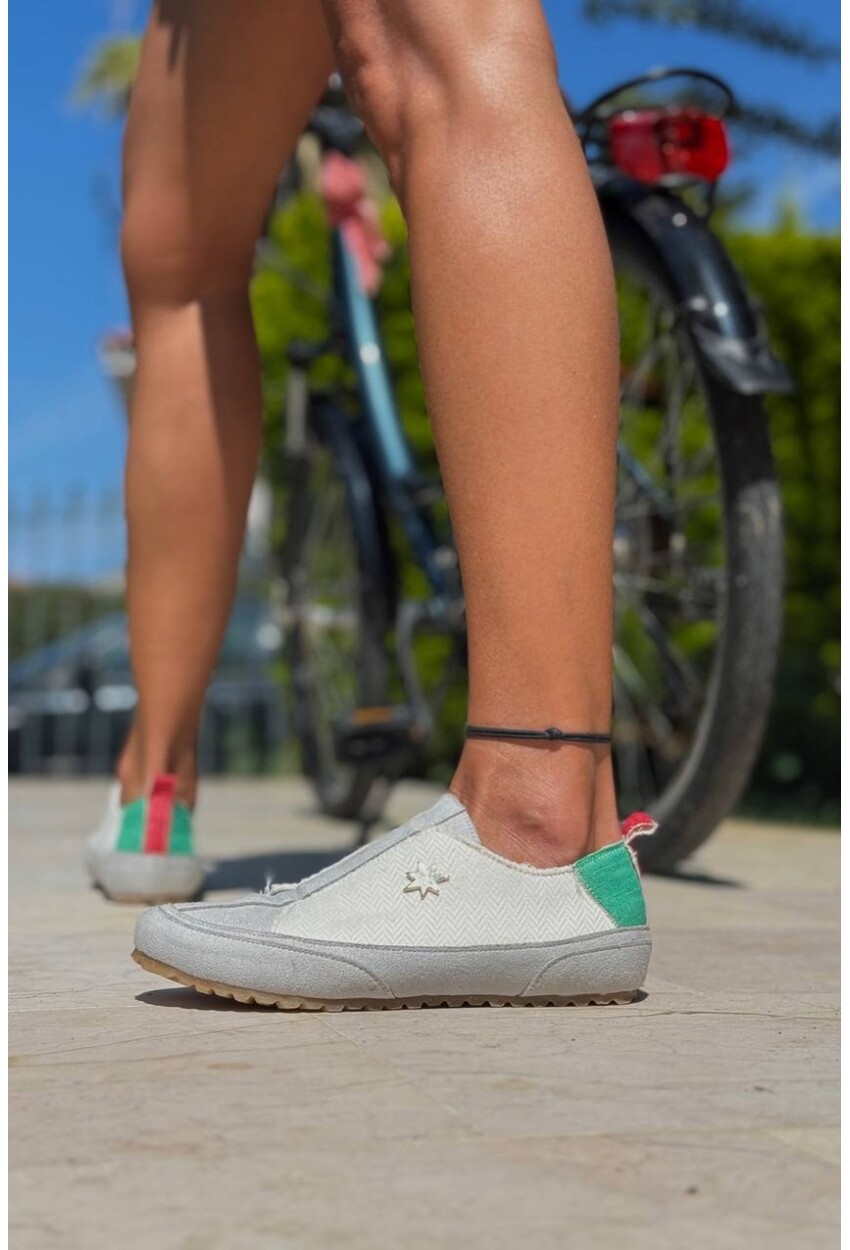 Guki35 Kadın Beyaz Günlük Rahat Vegan Soulmate Sneaker