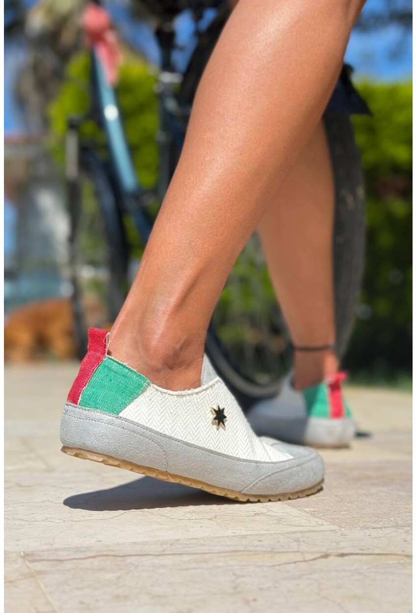 Guki35 Kadın Beyaz Günlük Rahat Vegan Soulmate Sneaker
