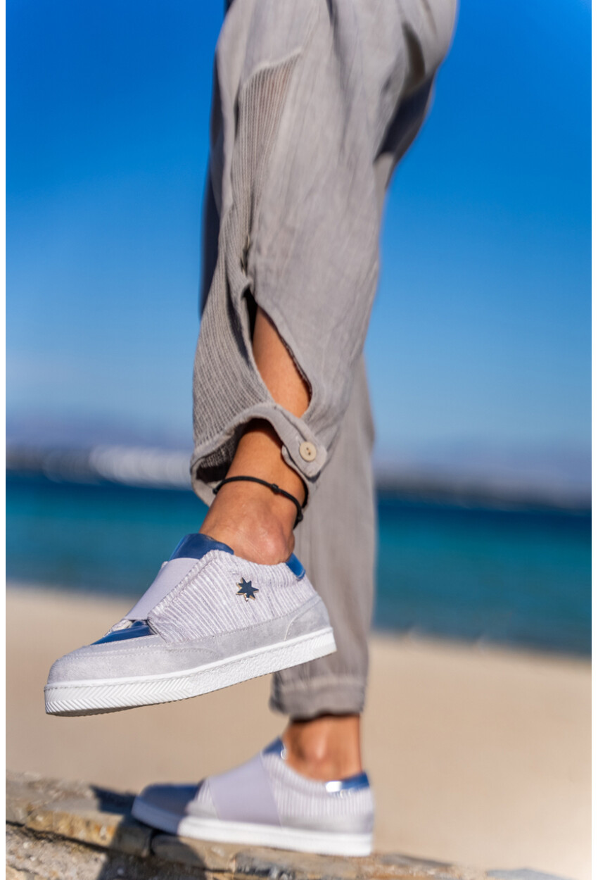 GUKI35 Kadın Gri Günlük Rahat Vegan Amazing Sneaker SPICA-073