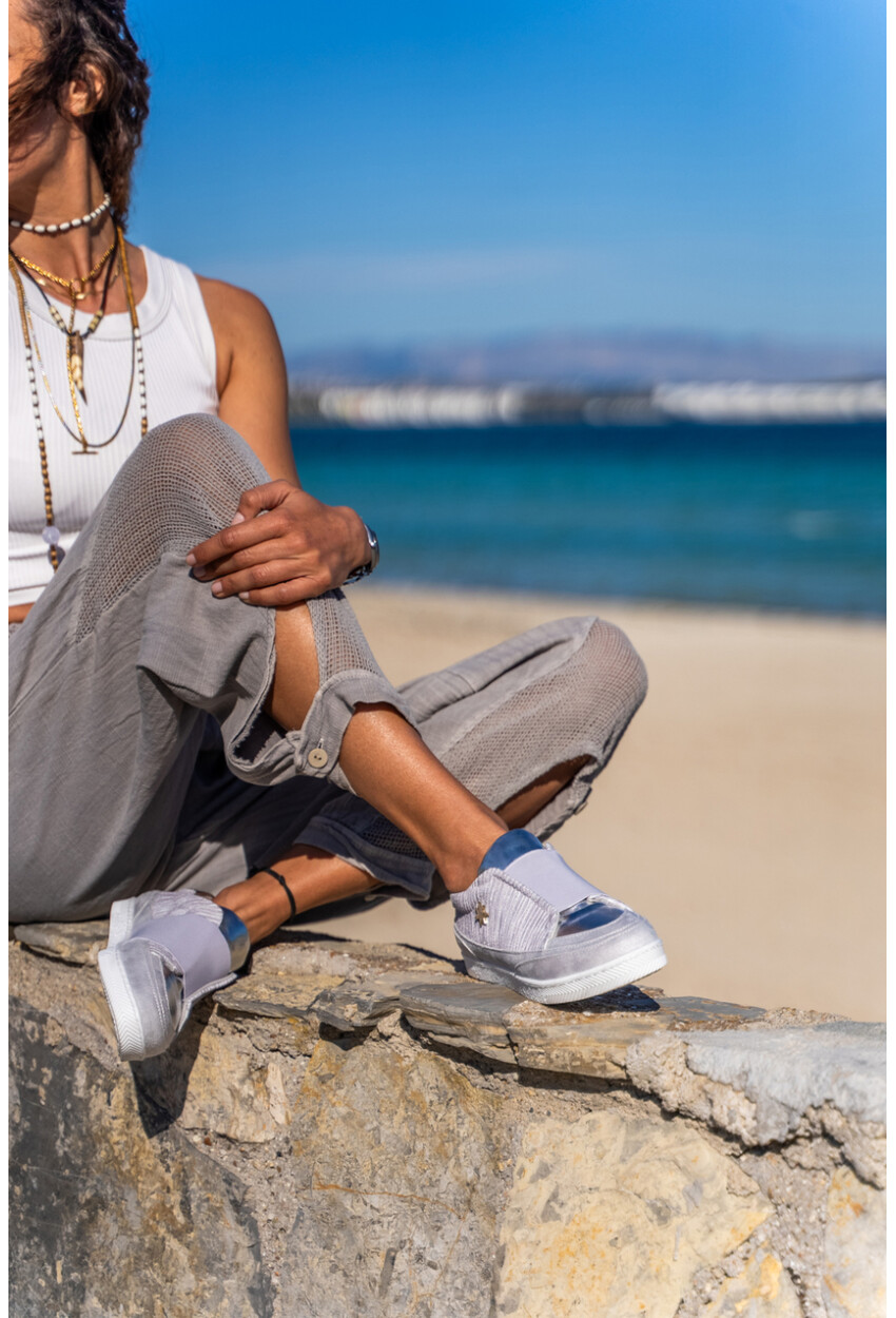 GUKI35 Kadın Gri Günlük Rahat Vegan Amazing Sneaker SPICA-073