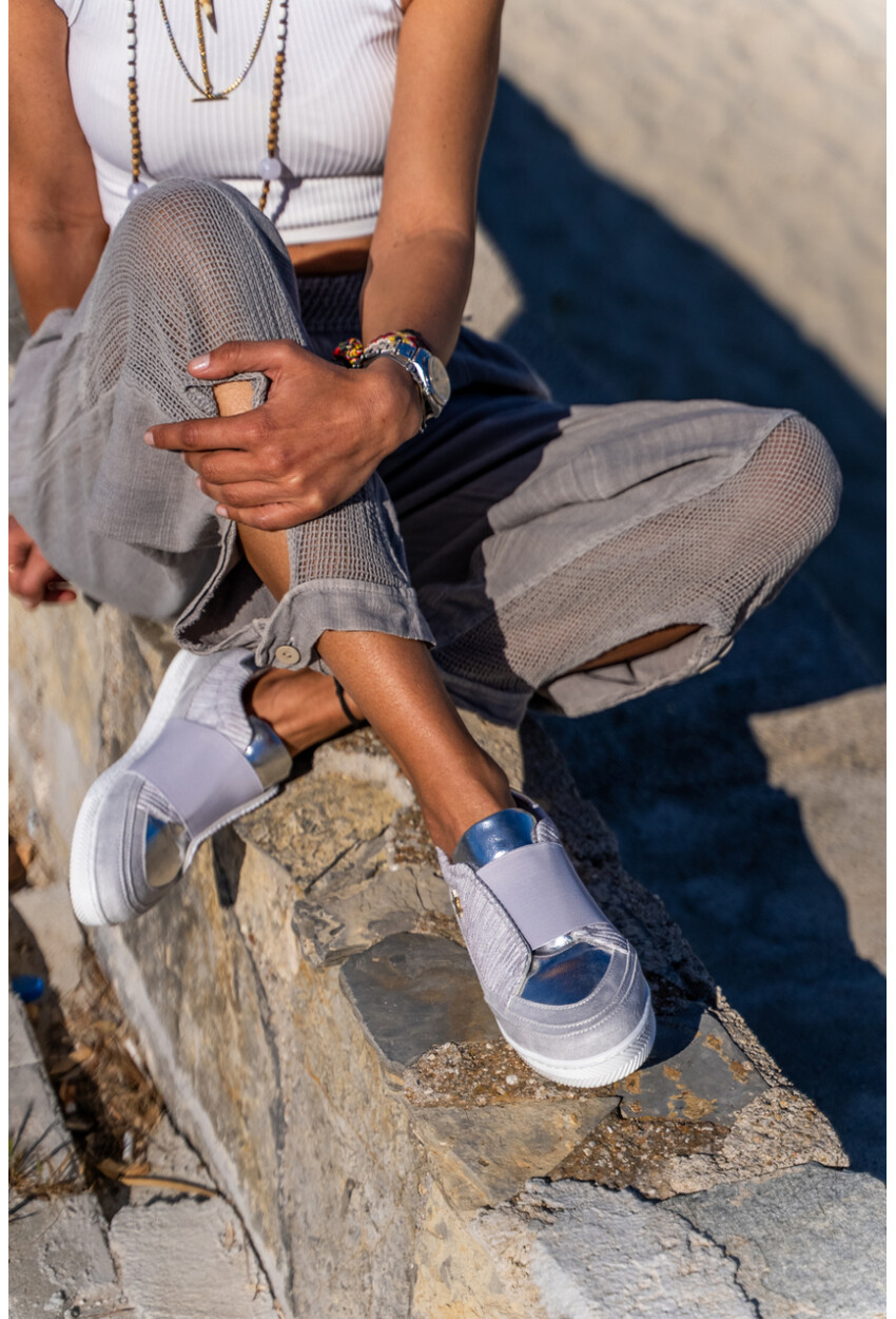 GUKI35 Kadın Gri Günlük Rahat Vegan Amazing Sneaker SPICA-073