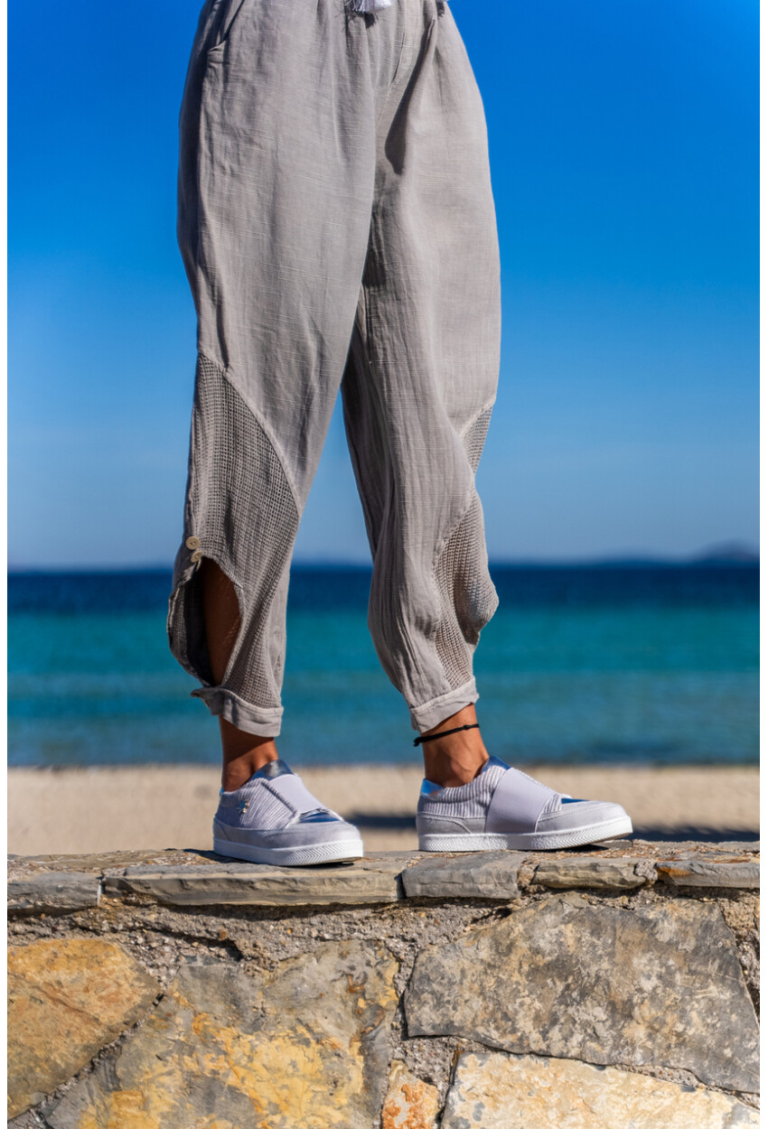 GUKI35 Kadın Gri Günlük Rahat Vegan Amazing Sneaker SPICA-073