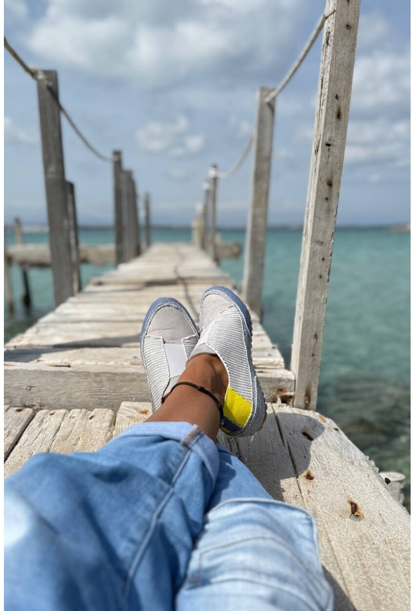 Guki35 Kadın Gri Günlük Rahat Vegan Live Sneaker
