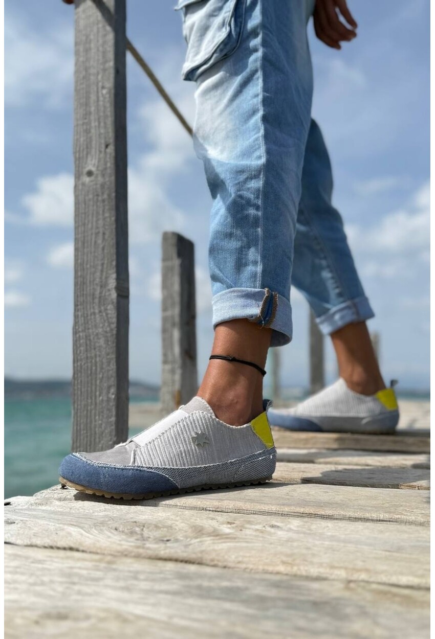 Guki35 Kadın Gri Günlük Rahat Vegan Live Sneaker