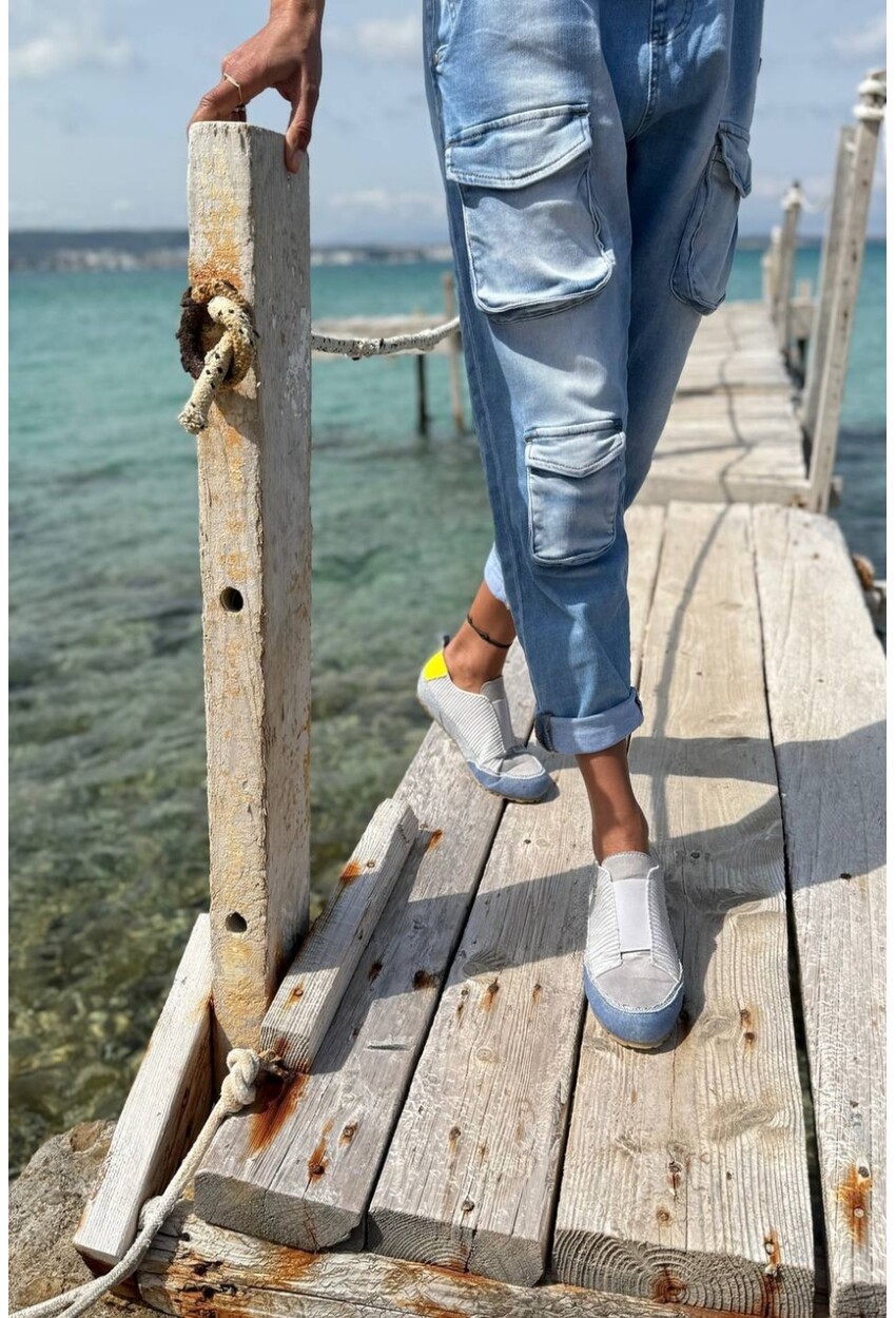 Guki35 Kadın Gri Günlük Rahat Vegan Live Sneaker