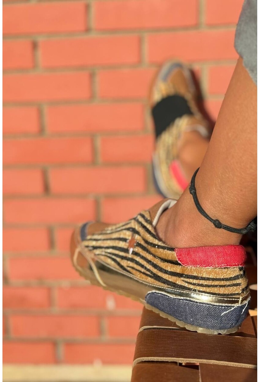 Guki35 Kadın Taba Günlük Rahat Vegan Unique Sneaker