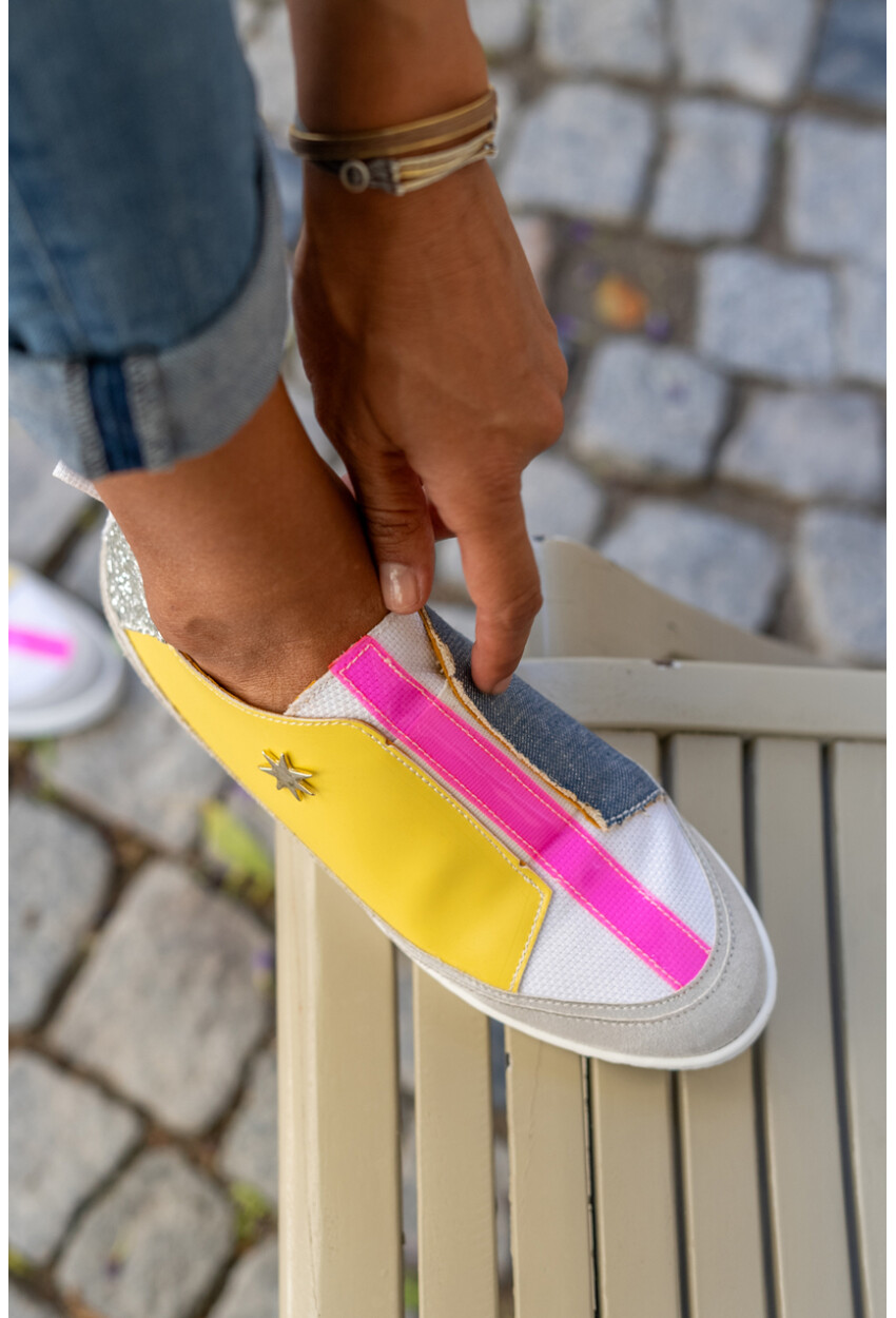Guki35 Kadın Multi Günlük Rahat Vegan Cheerful Sneaker Gk-Rigel048