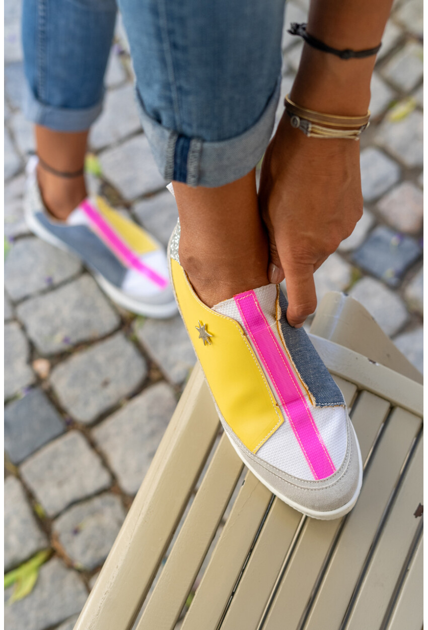 Guki35 Kadın Multi Günlük Rahat Vegan Cheerful Sneaker Gk-Rigel048