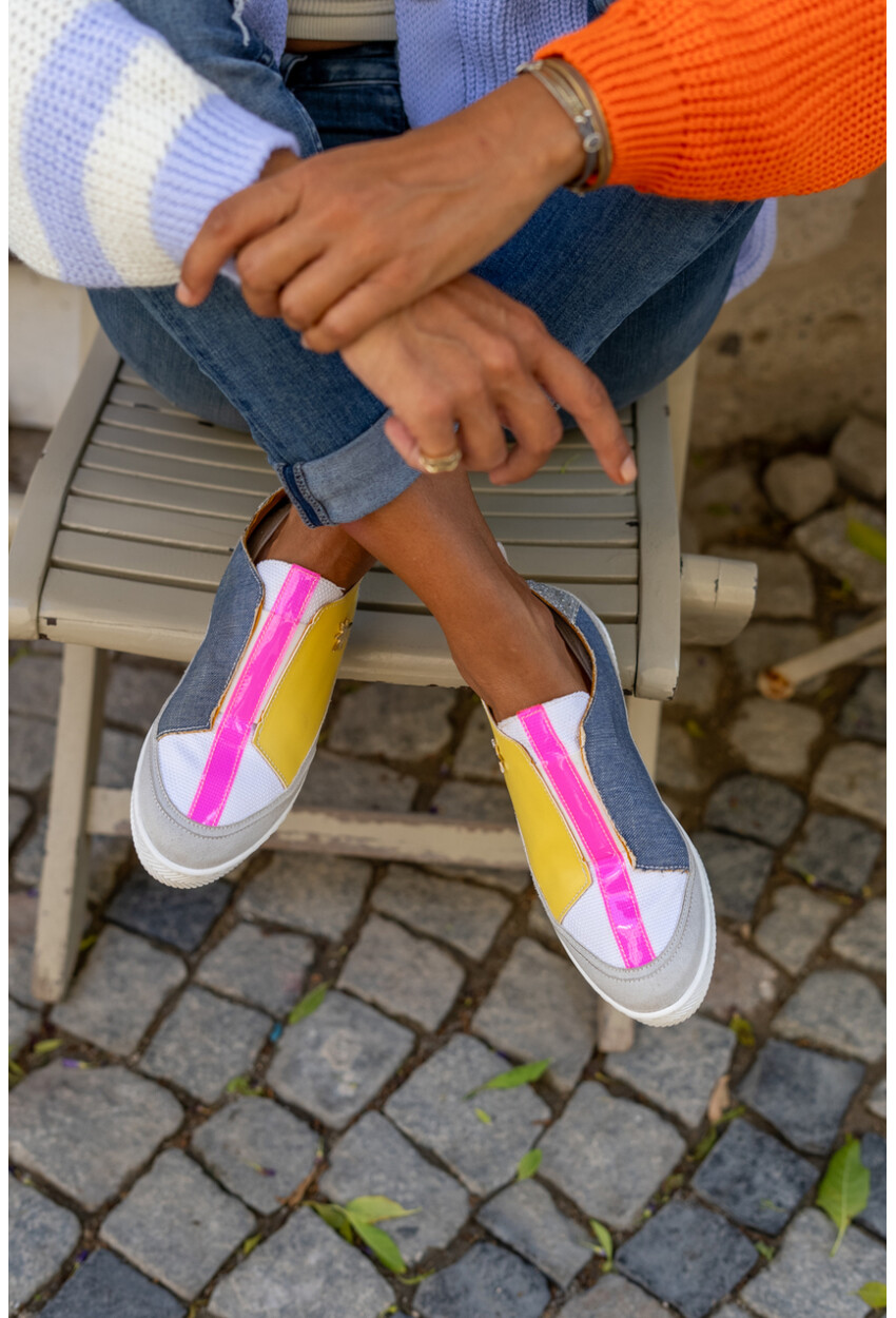 Guki35 Kadın Multi Günlük Rahat Vegan Cheerful Sneaker Gk-Rigel048