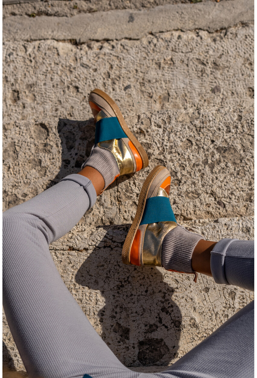 Guki35 Kadın Multi Günlük Rahat Vegan Color High Top Sneaker Gk-Venüs057