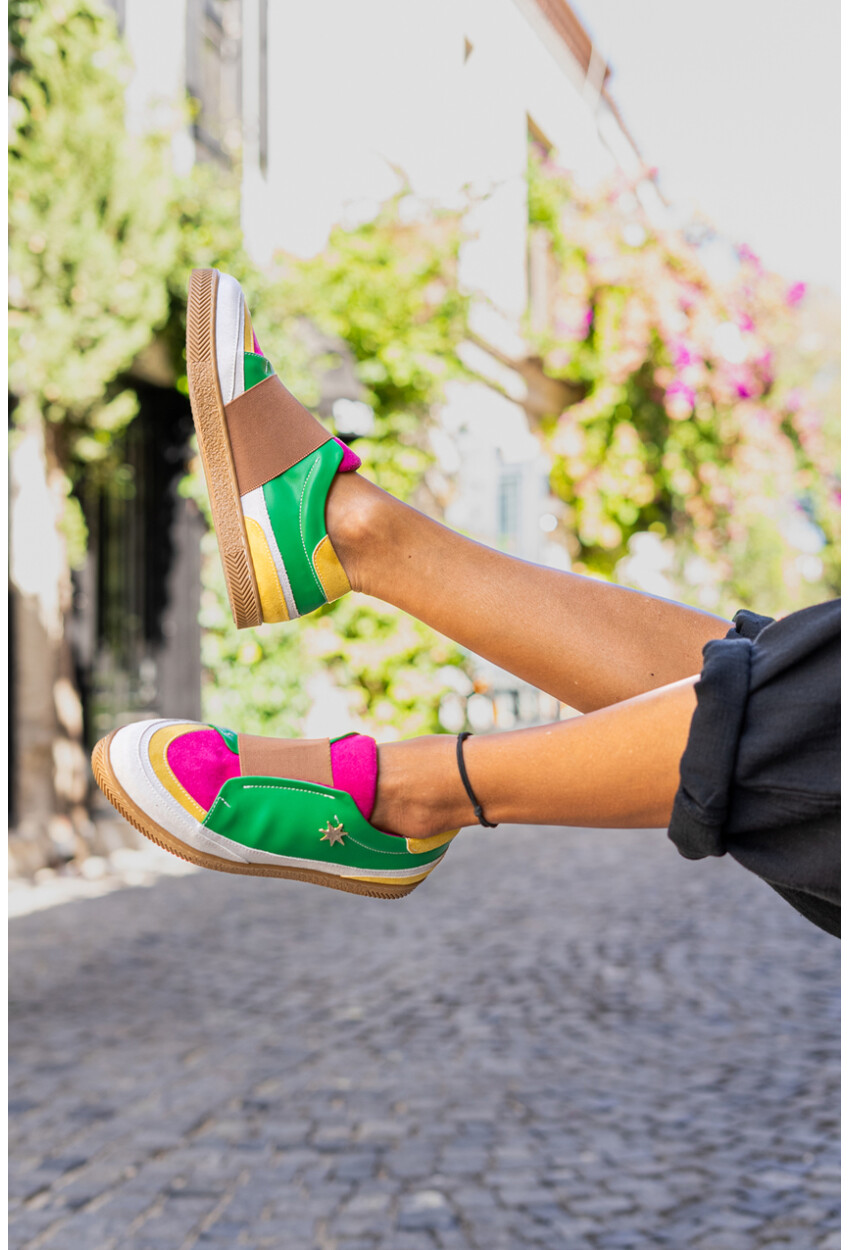 Guki35 Kadın Multi Günlük Rahat Vegan Courage Sneaker Gk-Spica054
