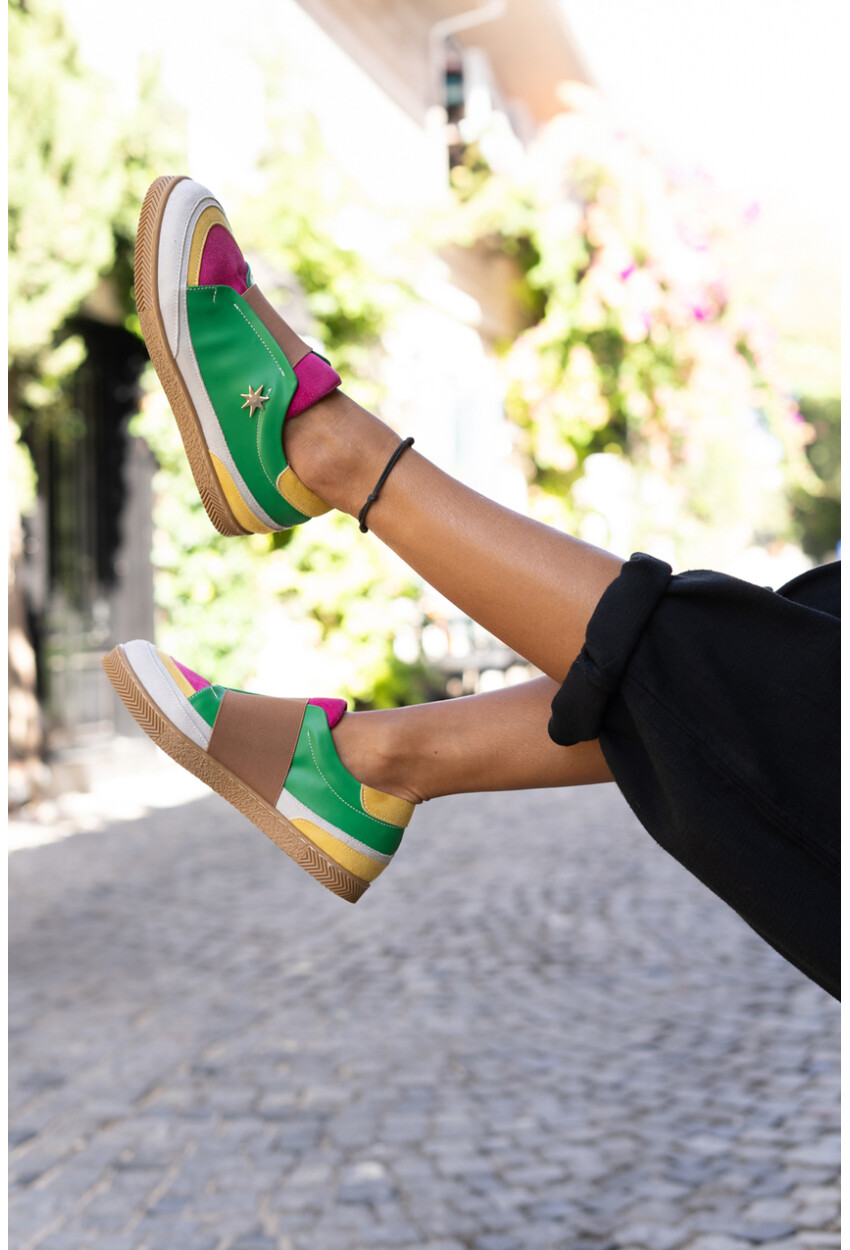 Guki35 Kadın Multi Günlük Rahat Vegan Courage Sneaker Gk-Spica054