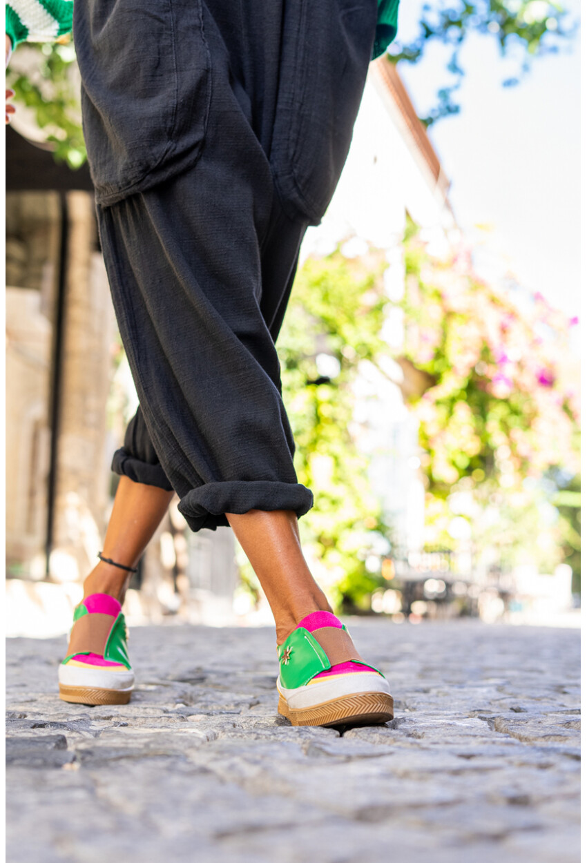 Guki35 Kadın Multi Günlük Rahat Vegan Courage Sneaker Gk-Spica054