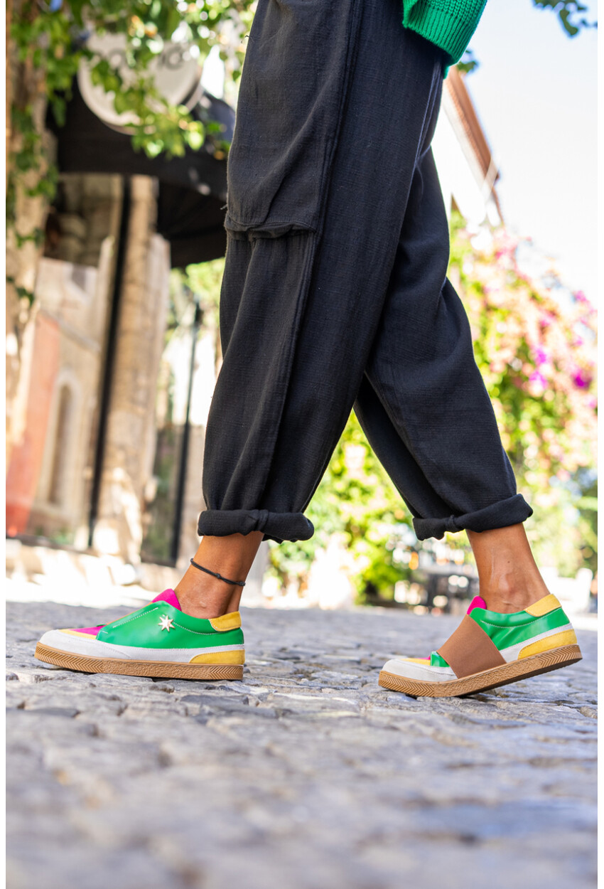 Guki35 Kadın Multi Günlük Rahat Vegan Courage Sneaker Gk-Spica054