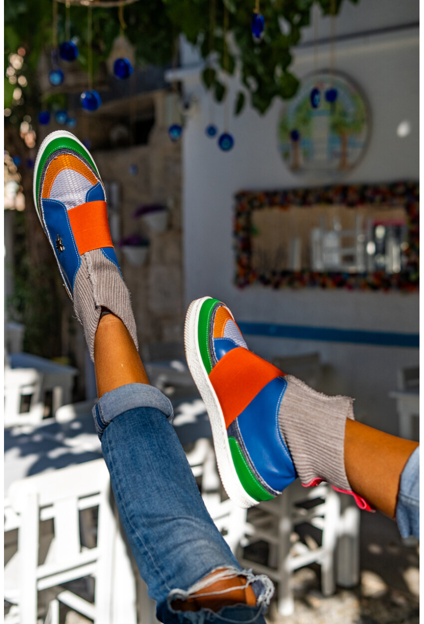 Guki35 Kadın Multi Günlük Rahat Vegan Enthusiasm High Top Sneaker Gk-Venüs062