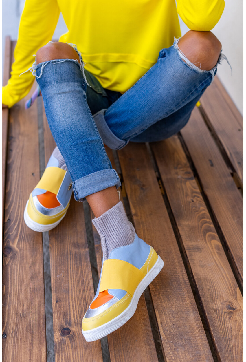 Guki35 Kadın Multi Günlük Rahat Vegan Liveful High Top Sneaker Gk-Venüs060