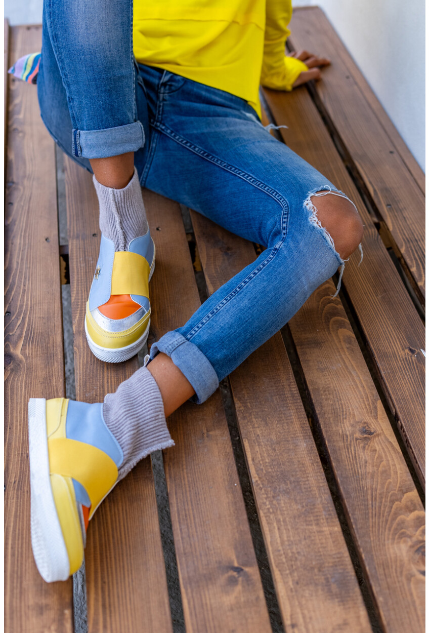 Guki35 Kadın Multi Günlük Rahat Vegan Liveful High Top Sneaker Gk-Venüs060