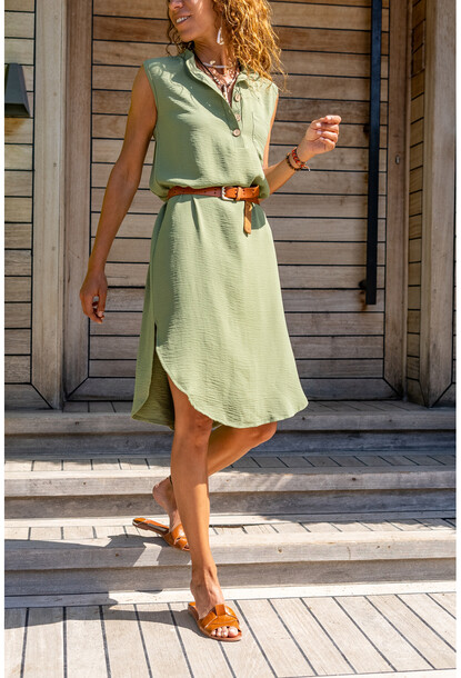 half sleeveless dress