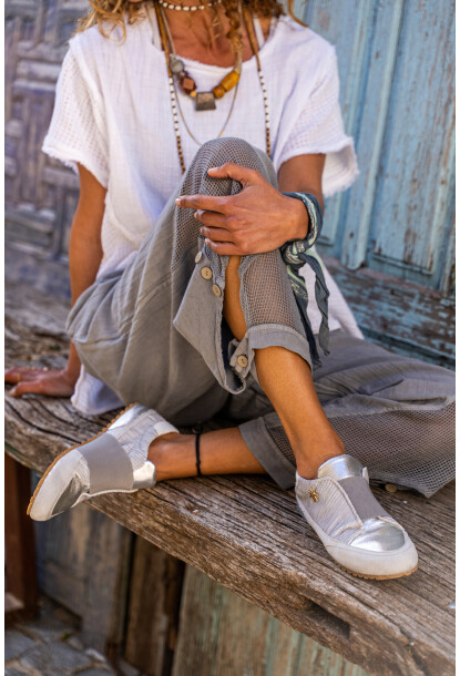 Guki35 Kadın Gri Günlük Rahat Vegan Rain Sneaker