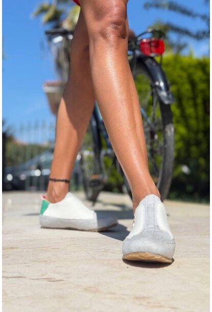 Guki35 Kadın Beyaz Günlük Rahat Vegan Soulmate Sneaker