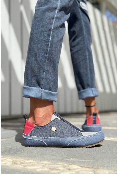 Guki35 Kadın Lacivert Günlük Rahat Vegan Mother Sneaker